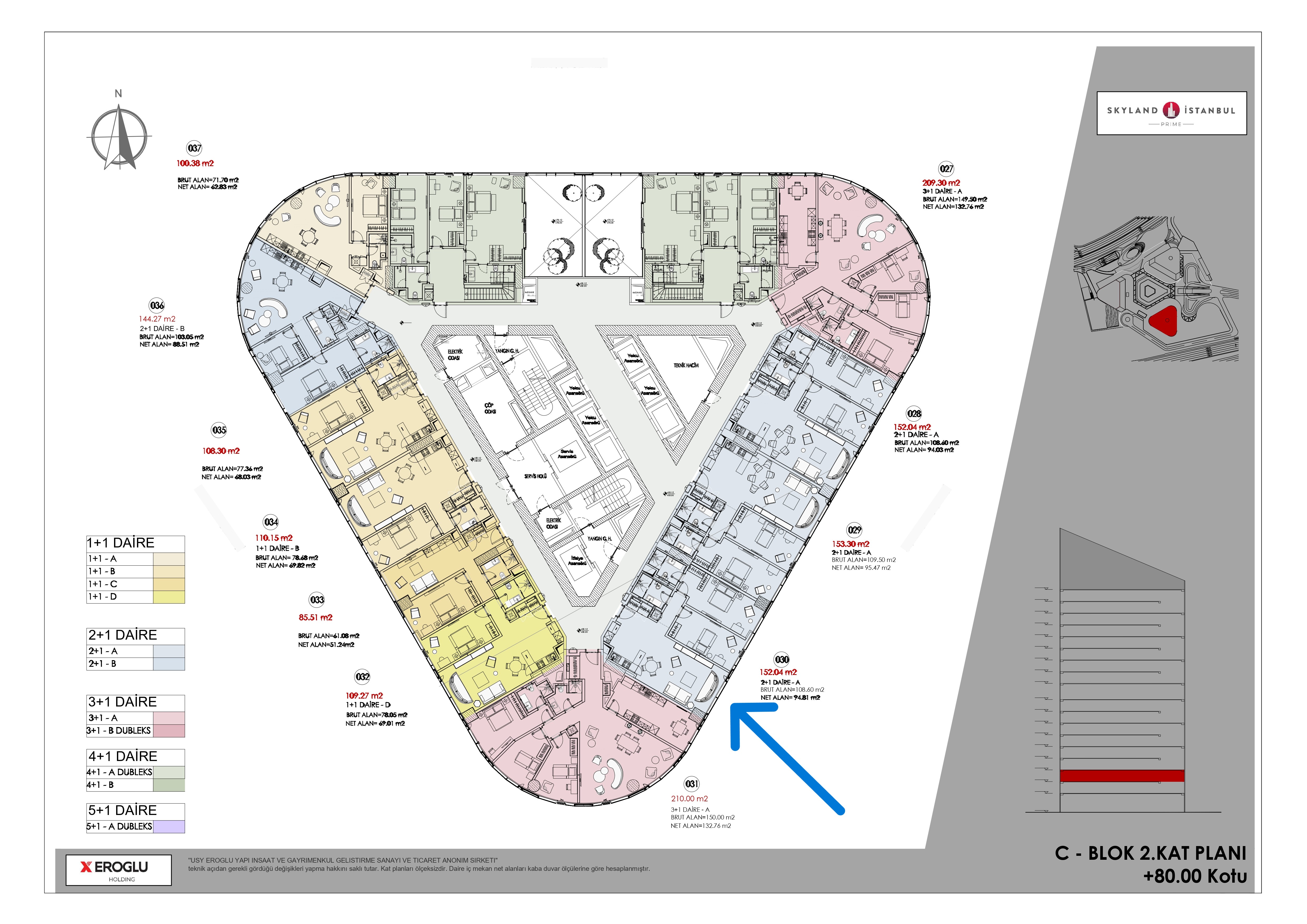 C30 2+1 Floor Plan