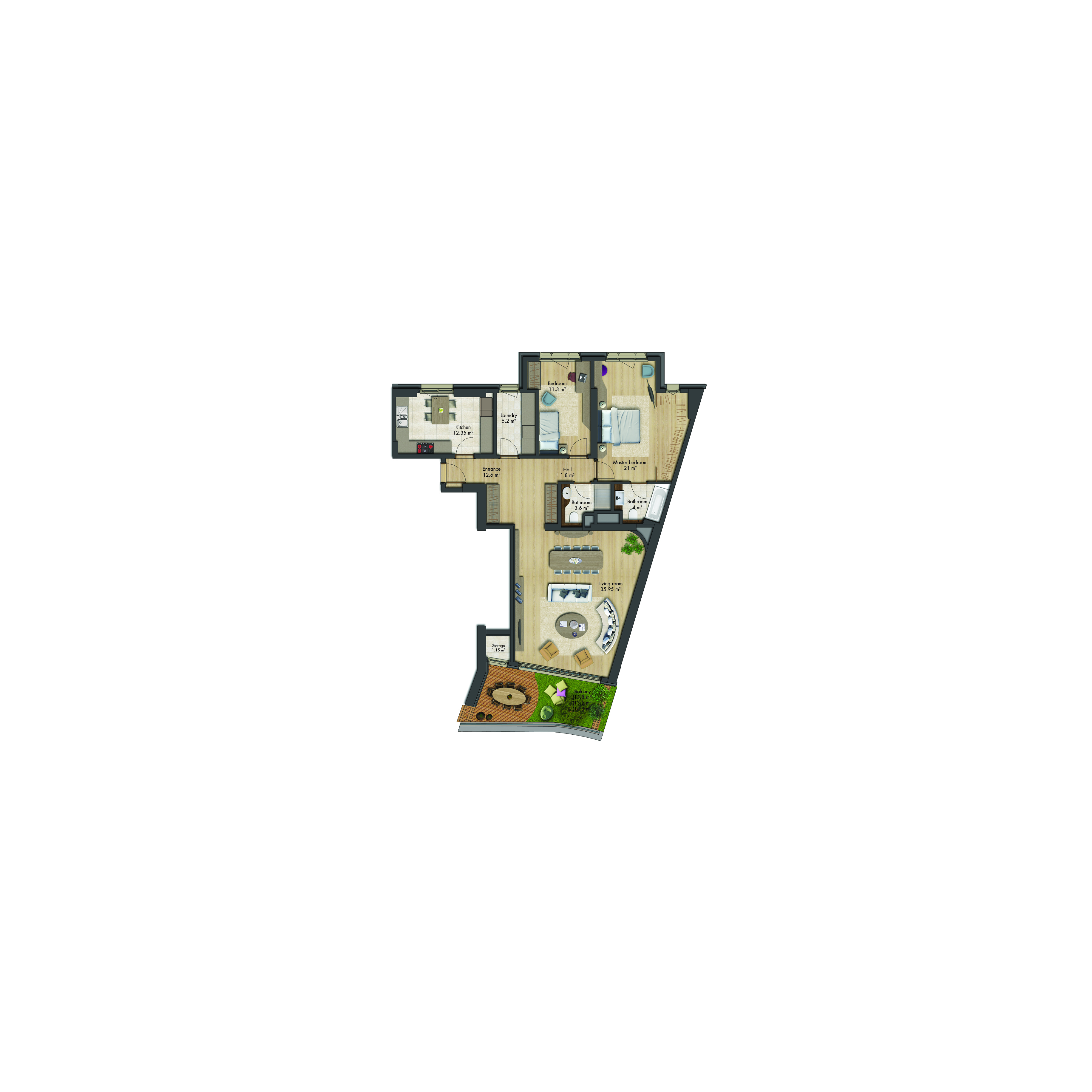 SeaPearl Istanbul floor plan 1