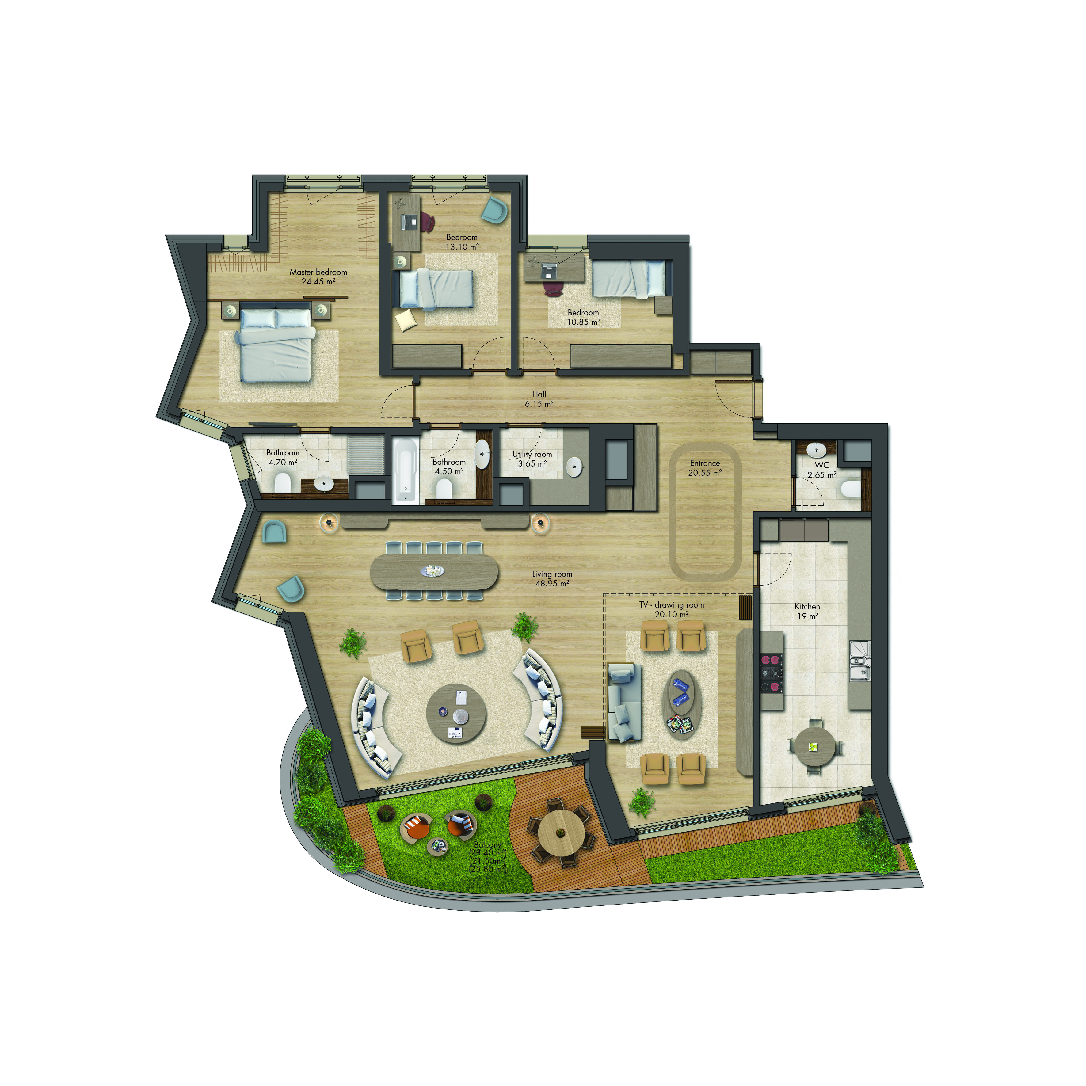 SeaPearl Istanbul floor plan 4